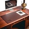 Dacasso Chocolate Brown Leatherette 38" x 24" Desk Mat without Rails PR-3432 - alternate 5